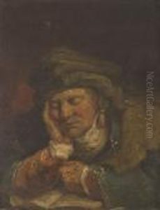 Vieil Homme Lisant by Christian Wilhelm Ernst Dietrich