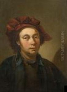 Jeune Homme Au Chapeau Rouge