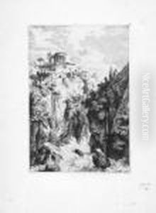 Der Sibyllen-tempel Zu Tivoli Und Andere Darstellungen by Christian Wilhelm Ernst Dietrich