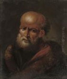 Head Of An Old Man; And Head Of An Old Man by Christian Wilhelm Ernst Dietrich