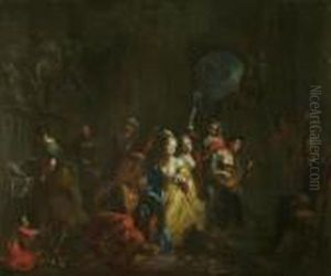 Musicanti In Un Interno by Christian Wilhelm Ernst Dietrich
