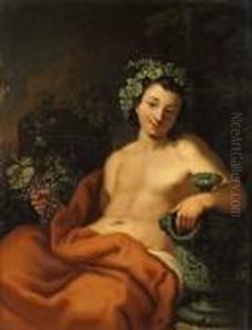 Bacchus. Panna 28 X 21,5 Cm by Christian Wilhelm Ernst Dietrich