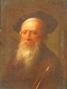 Likeness Of A Beardy Prohpet In Abrown Doublet by Christian Wilhelm Ernst Dietrich