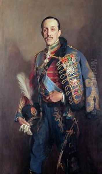 Portrait of King Alfonso XIII of Spain 1886-1941 by Philip Alexius De Laszlo