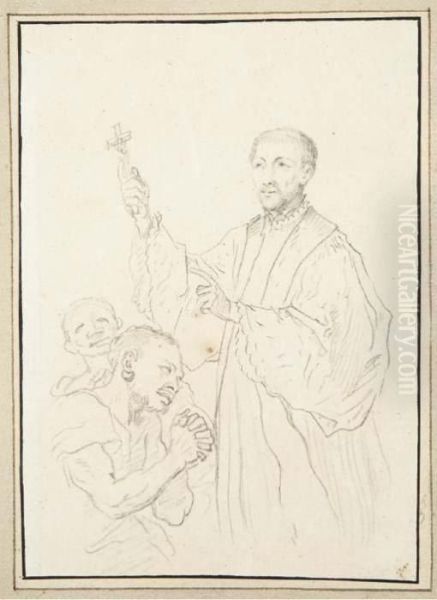 Saint Ignace De Loyola Convertissant Deux Africains - view 1