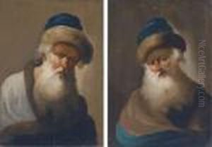 A Bearded Man by Christian Wilhelm Ernst Dietrich