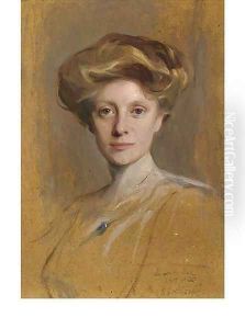 A study portrait of Miss Faith Moore, head-and-shoulders A study portrait of Miss Faith Moore, head-and-shoulders