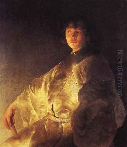 Self-Portrait in a Yellow Robe - view 1