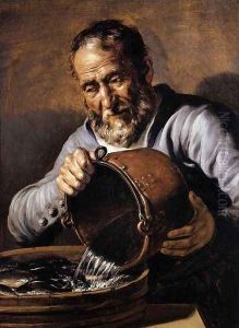 The Four Elements and Ages of Man: Water and Old Age c. 1668