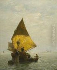 Venezianisches Fischerboot. Venezianisches Fischerboot.