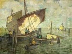 Venetian Fishingboats At Chioggia