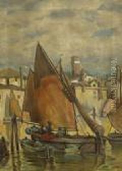 Fischerboote Im Hafen. - view 1