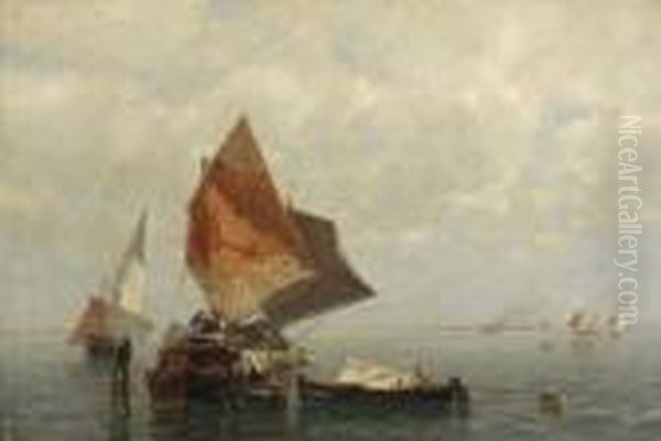 Fischerboote Aus Chioggia In Der
Lagune. - view 1