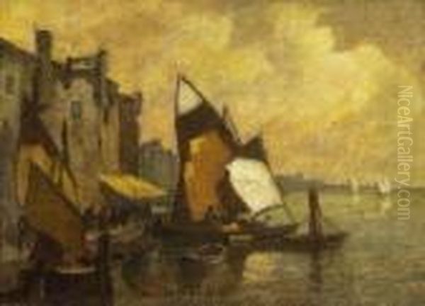 Fischerboote Bei
Chioggia. - view 1