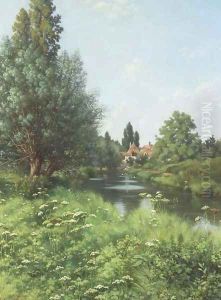 Country Landscape by Edme Emile Laborne