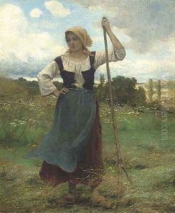 The young harvester by Georges Laugee