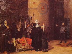Funerailles de Guillaume le Conquerant (Funeral of William the Conqueror) by Jean-Paul Laurens