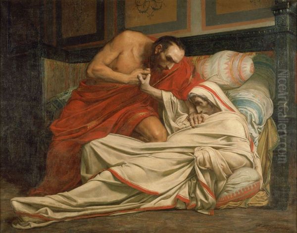 La Mort de Tibere (The Death of Tiberius) by Jean-Paul Laurens