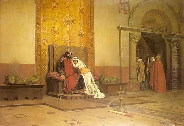 The Excommunication of Robert the Pious in 998, 1875 by Jean-Paul Laurens