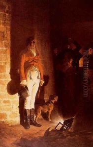 La Mort de duc d'Enghien (The Death of the Duke of Enghien) by Jean-Paul Laurens