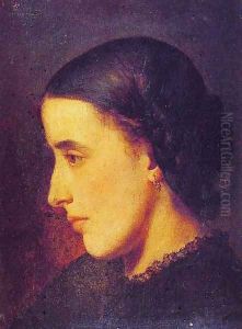 Portrait de Madelieine Villemsens (Portrait of Madeleine Villemsens) by Jean-Paul Laurens