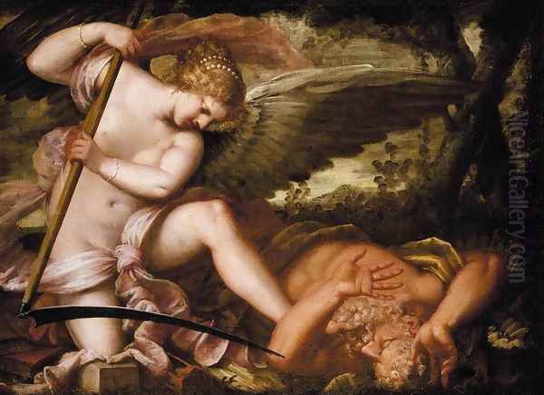 Time Being Overcome by Truth c. 1665 - view 1