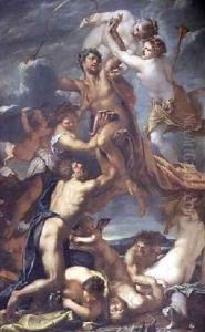 Apotheosis of Emperor Leopold I of Austria 1640-1705 1658-59 by Pietro Liberi