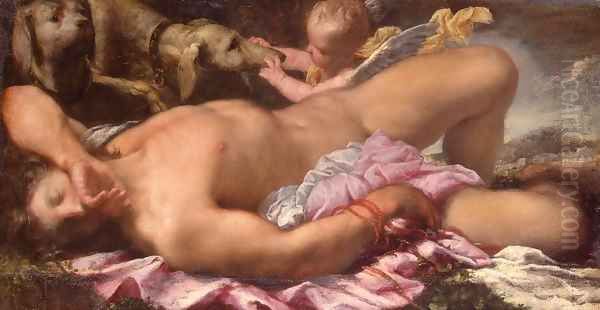 Sleeping Endymion - view 1