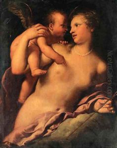 Venus disarming Cupid by Pietro Liberi