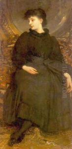 Kornelia Lotz Dressed in Black 1895