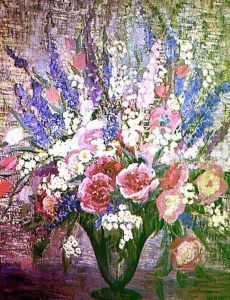 Still Life with Wild Flowers by Dorothea M. Litzinger