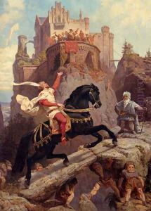 The Knight Of Sayn And The Gnomes by Nicolas-Bernard Lepicier