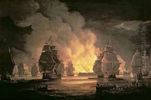 The Battle of Algiers 27th August 1816 1825 by Thomas Luny