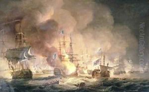 Battle of the Nile 1st August 1798 at 10pm 1834 by Thomas Luny