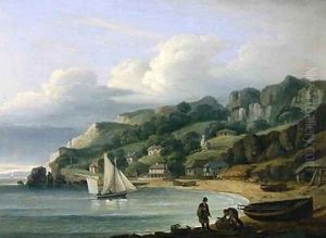 Babbacombe Beach Devon 1823 by Thomas Luny