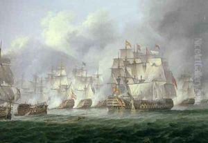 Battle of Cape St Vincent 14th February 1797 the British defeat the Spanish