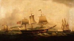 Shipping off Dover 1801 by Thomas Luny