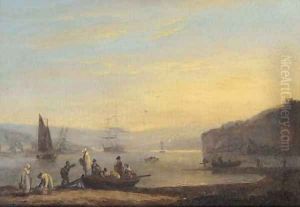 Passengers disembarking from the Dart ferry