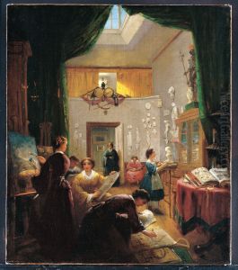 Women's Art Class by Louis Lang