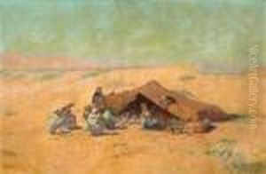 Campement by Alphonse Etienne Dinet