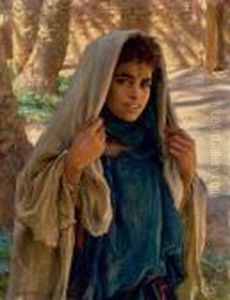 Jeune Fille De Bou Saada by Alphonse Etienne Dinet
