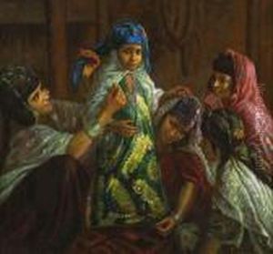 Orientalische Szene by Alphonse Etienne Dinet