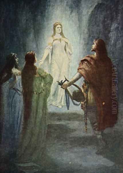 He saw a beautiful woman - view 1