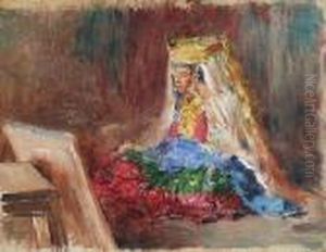 Jeune Femme De Laghouat Devant Son Miroir Jeune Femme De Laghouat Devant Son Miroir