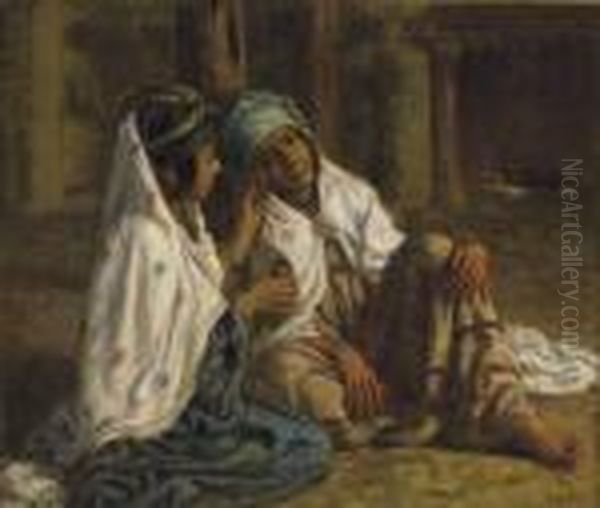 Jeunes Filles Se Maquillant - view 1