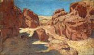 Les Roches Rouges by Alphonse Etienne Dinet