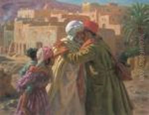 Le Depart Du Conscrit by Alphonse Etienne Dinet