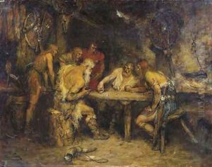 A viking's game by Ferdinand Leeke