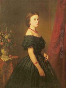 Portrait of Maria Sawiczewska by Leopold Loeffler