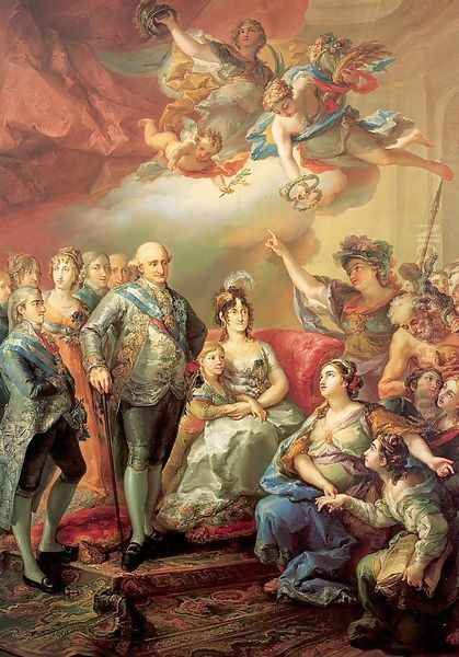 Commemorative Painting of Charles IV's Visit to Valencia University - view 1